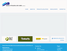 Tablet Screenshot of medcinpharma.com